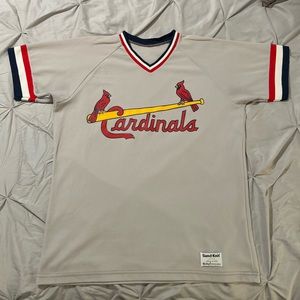 Vintage Sand-Knit St Louis Cardinals Warm Up